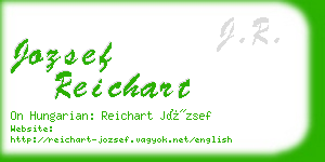 jozsef reichart business card